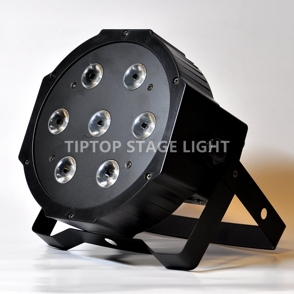 DMX AC110V-240V 12XLOT Led Par Light RGBW 4 в 1 пластиковый чехол дешевая цена 7x12W сцсветильник