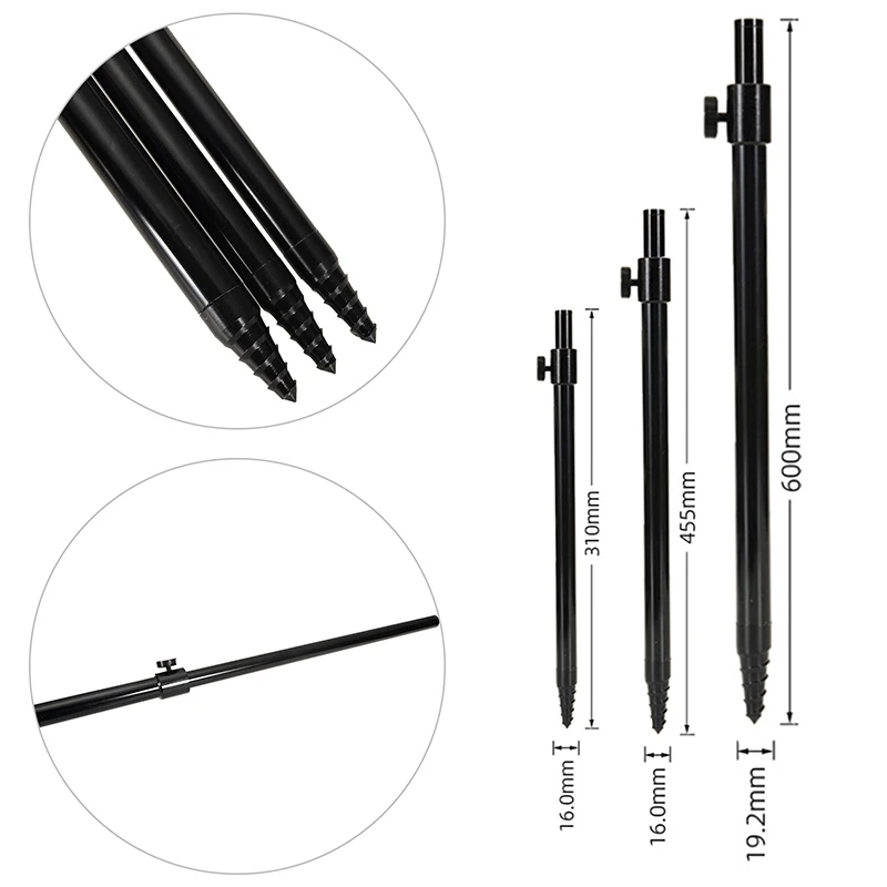 

Carp Fishing Rod Pod Aluminium Bank Sticks Bankstick Fishing Accessories Fishing Tackle Banksticks