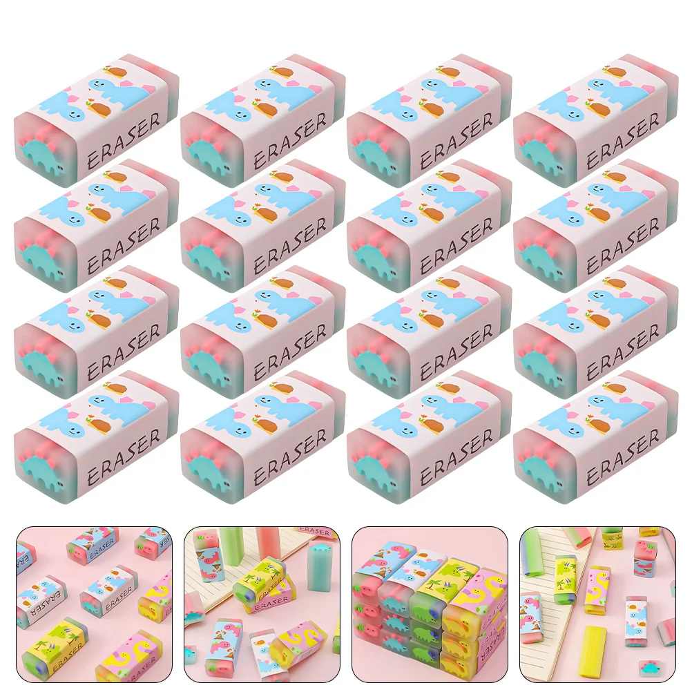 

16Pcs Creative Durable Convenient Practical Lovely Kindergarten Erasers for Kids