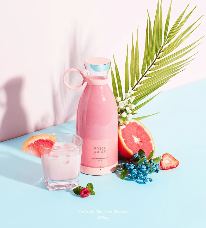 

350ML Portable Electric Juicer Blender Usb Mini Fruit Mixers Juicers Multifunction Juice Maker Machine Food Processor