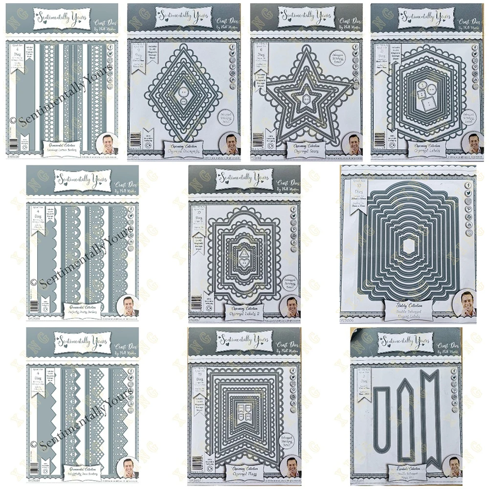 Звезды бриллианты этикетки металлическая высечка скрапбукинг рельефная