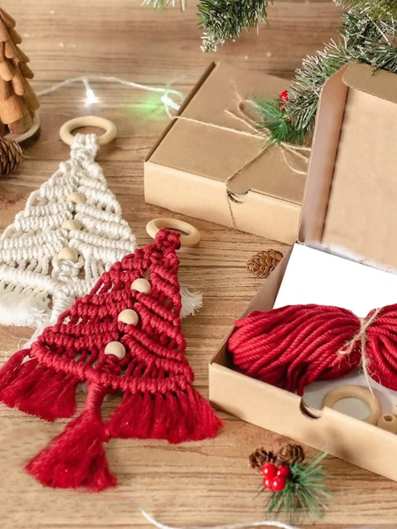 Набор Из 3 Тканей Для Рождественской Елки Своими Руками Креативный Рукоделия