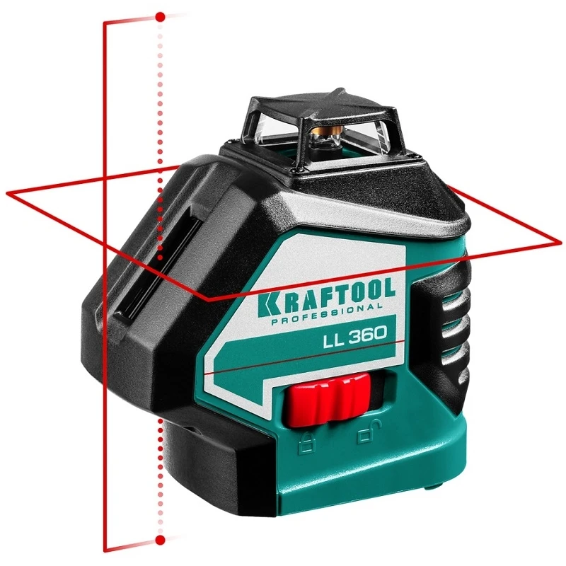 Уровень лазерный автоматический KRAFTOOL LL360 2 (построение вертикаль горизонталь 360