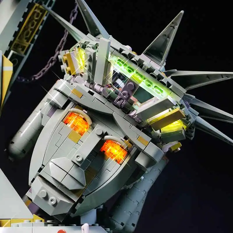 Фото Высококачественный набор светодиодного освещения для конструктора Lego 70840 «Добро пожаловать в Апокалипсбург!» Только светодиодная подсветка (без блоков-модулей) №3