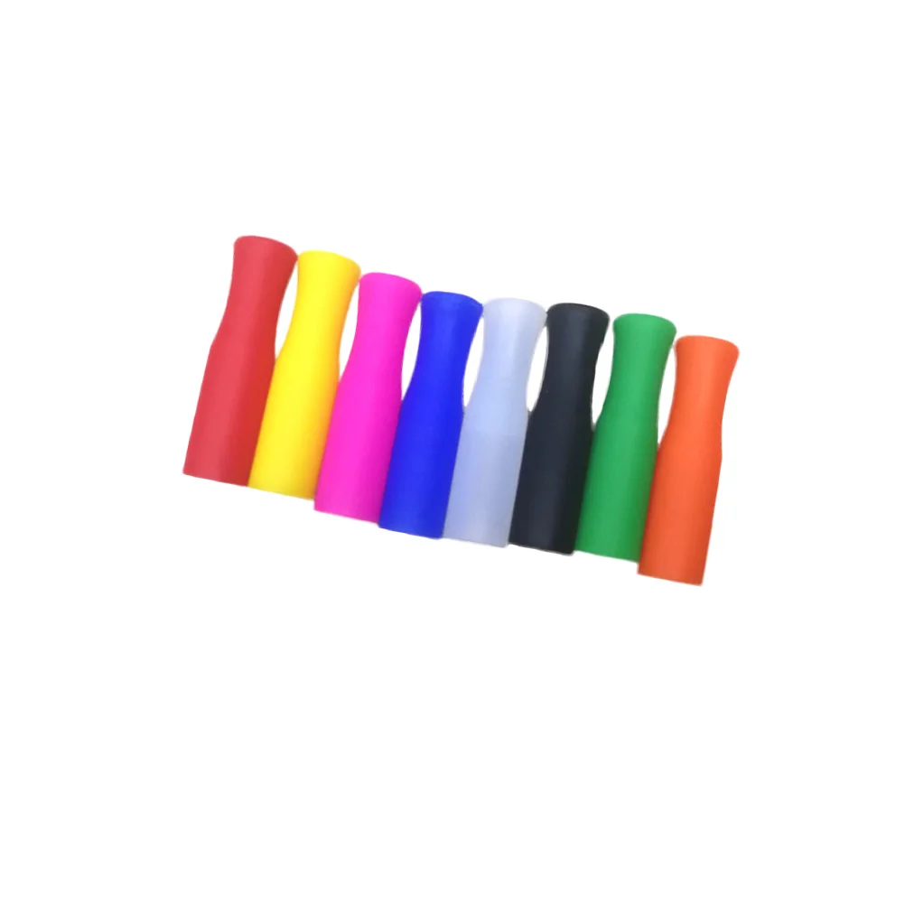

Straws Straw Silicone Tips Steel Stainless Cover Metal Drinking Covers Tip Head Reusable Hood Caps Silicon Color Multicolor