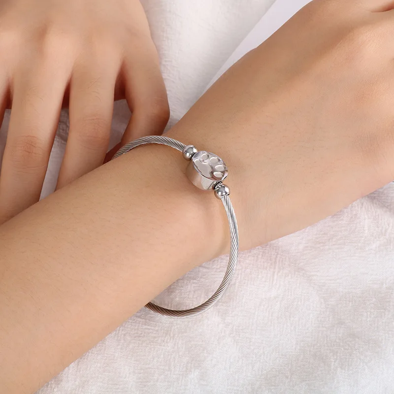 5 шт. браслеты из нержавеющей стали с золотыми и серебряными цепочками |