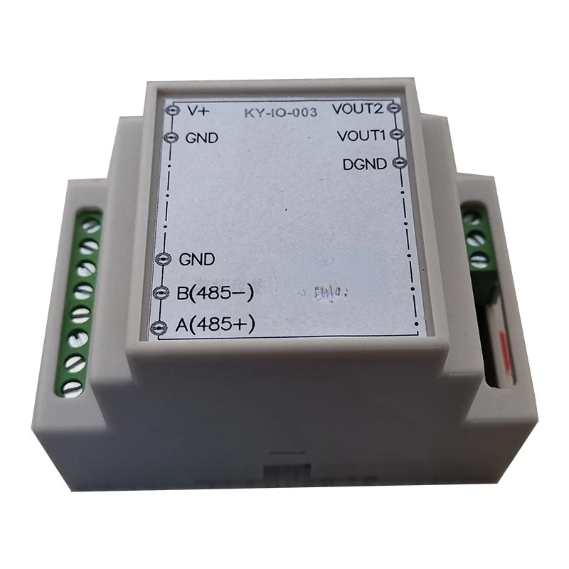 Аналоговый изолированный выходной модуль светодиодный диммер 485 ModBus RTU 0-5 в 0-10 0-20