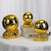 Football Trophy Gold Plated Soccer Excellent Player Award 3