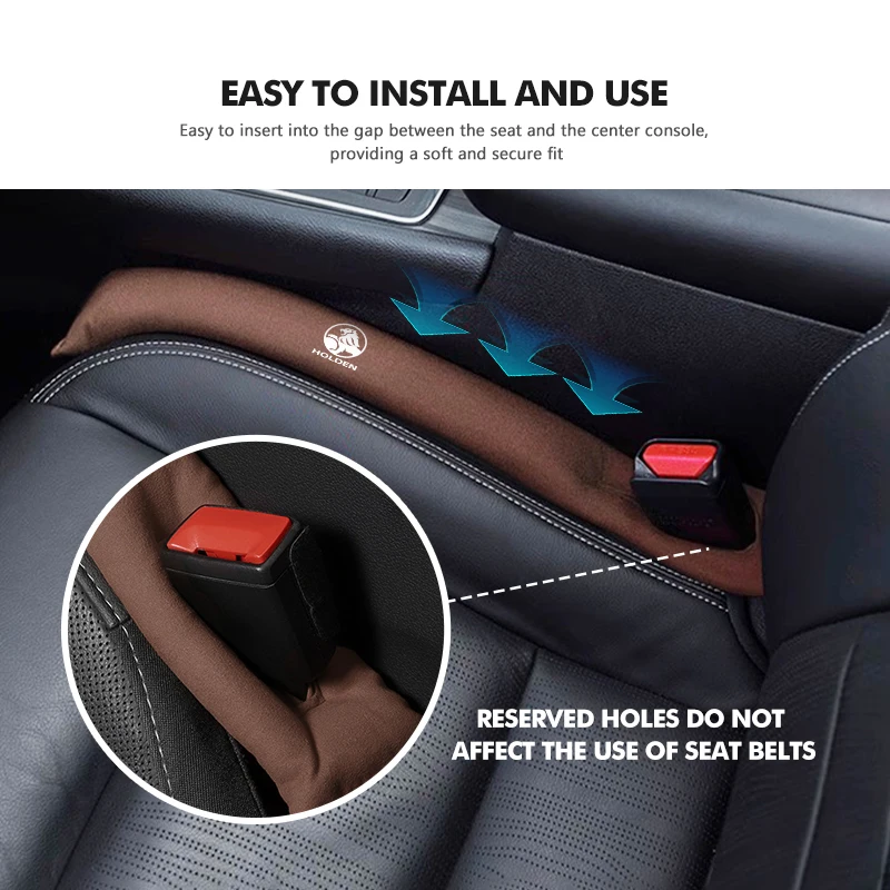 Фото Заглушка для зазора между сиденьями с логотипом Holden Suede, защитная полоса от протечек для Astra, Commodore, Monaro, Trailblazer, Colorado. №2
