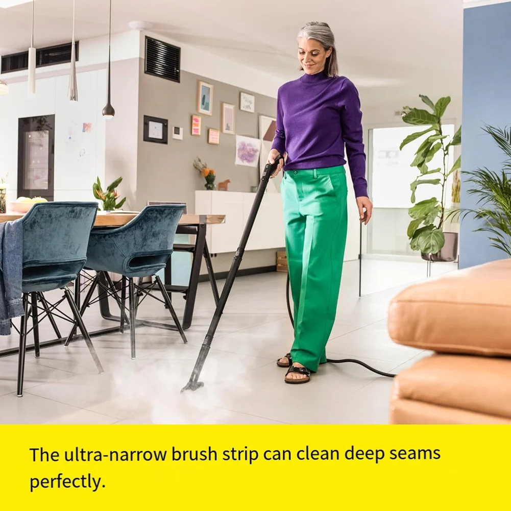 Фото Аксессуары для пароочистителей Karcher SC1-5, набор щеток для чистки швов Karcher XXL, удобная щетка для очистки швов. №1