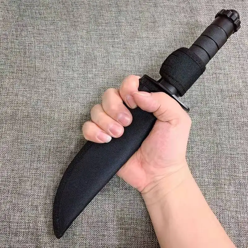 Многофункциональный нож тактический с высокой твердостью лезвия для выживания на поле и самообороны