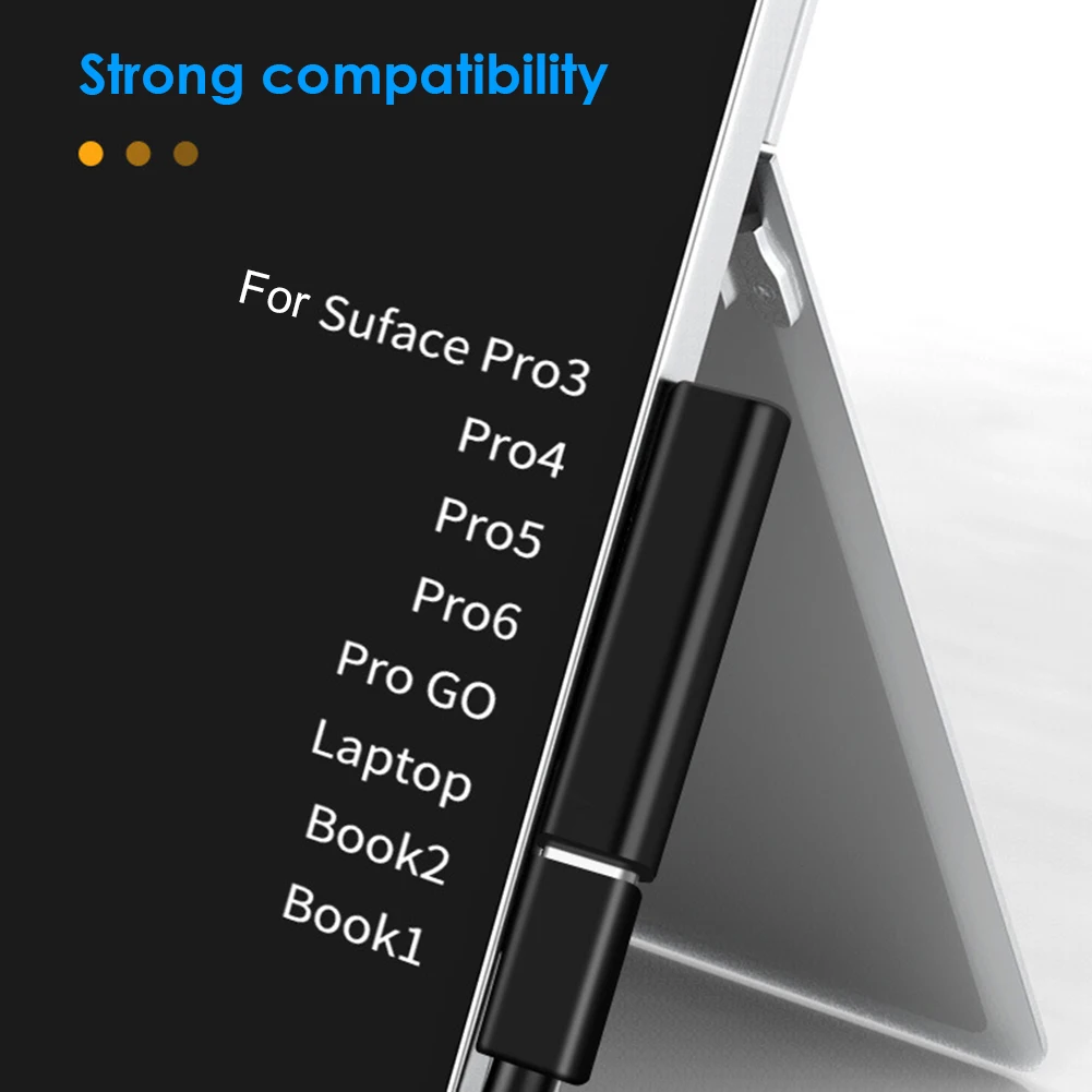 15 в/3 А USB C PD переходник для быстрой зарядки Microsoft Surface Pro 3 4 5 6 Go Book Type адаптер