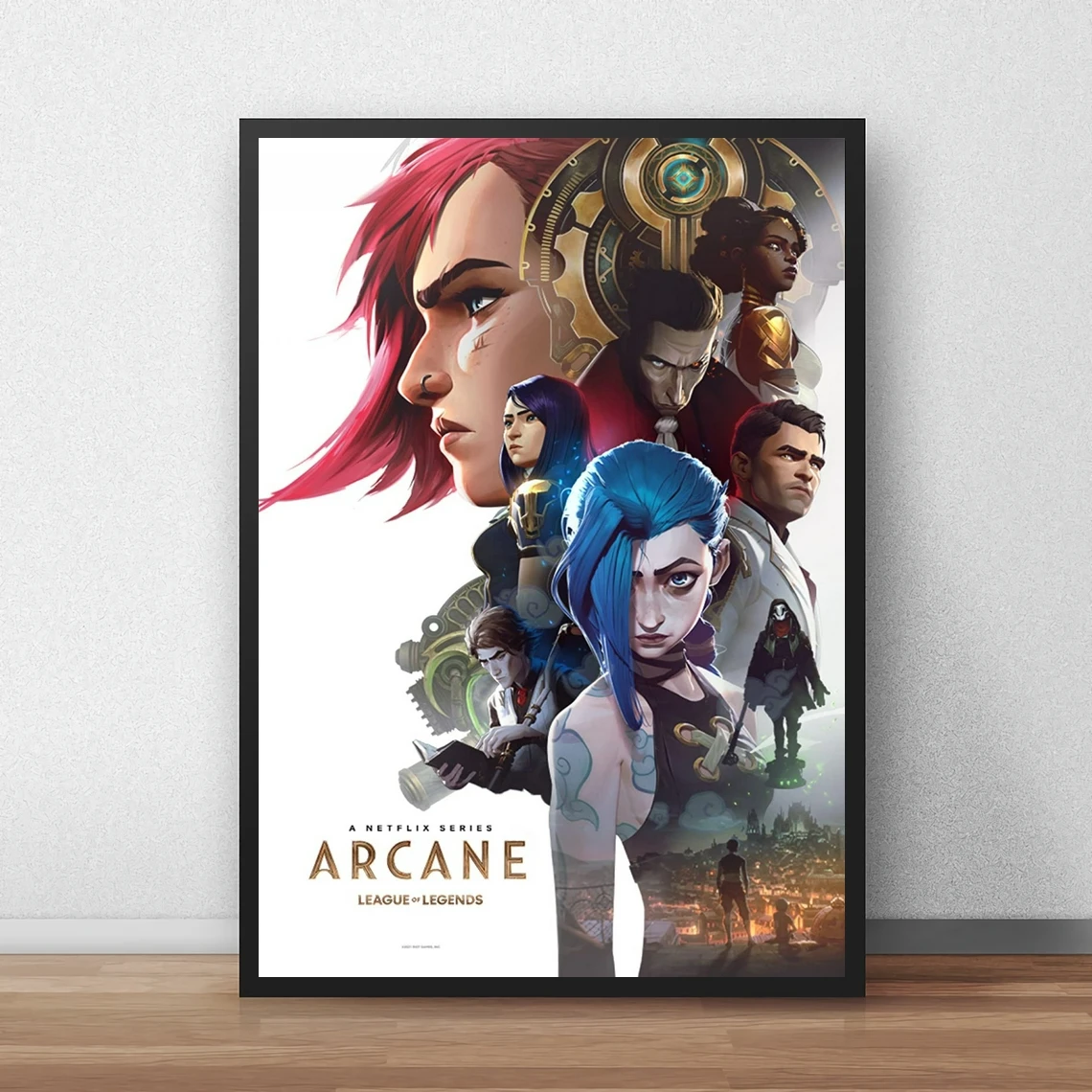 

Плакат Arcane из аниме «Лига искусств», холст, Художественная печать, украшение для дома, настенная живопись (без рамки)