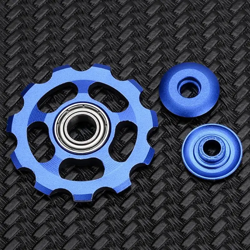 

Bike Rear Derailleur Pulley Road Pulley Wheel Bicycle Guide Rear Derailleur Roller Impact Resistant Rear Derailleur Roller For