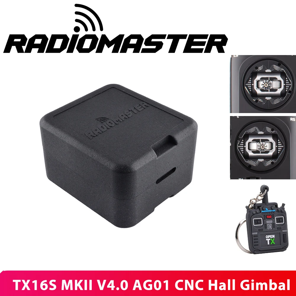

RadioMaster TX16S MKII V4.0 AG01 CNC Hall Gimbal 16ch 2.4G Radio Transmitter Remote Control ELRS 4in1 Support EDGETX OPENTX