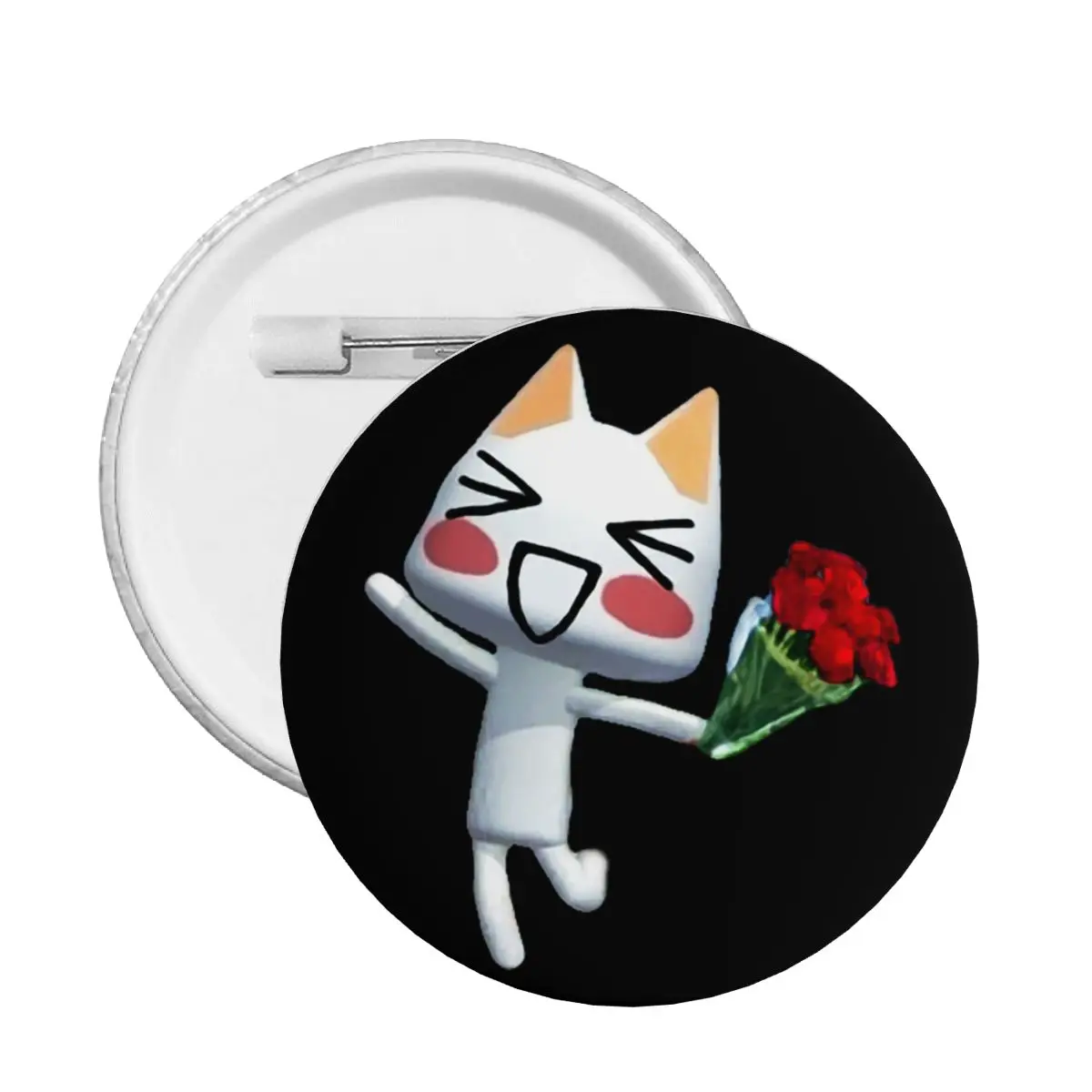 Toro Inoue Cat Аниме анимационные игры значок брошь на одежду пуговицы броши подарок