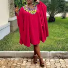 VONDA женское платье-миди с длинным рукавом 2022, Женские винтажные Свободные плиссированные платья с принтом для отдыха, женские платья для вечерние с рукавом летучая мышь