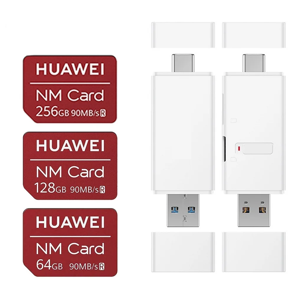 

2022 For Huawe NM Card 90MB/s 64GB/128GB/256GB Apply To Mate 20 Pro Mate 20 X P30 Huawei USB3.1 Gen 1 Nano Memory Card Reader