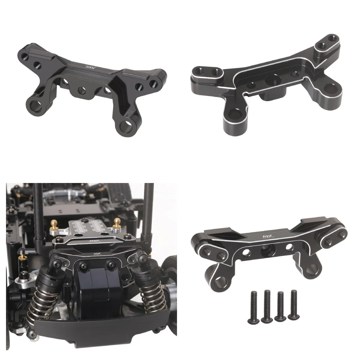 Фото Кронштейн переднего амортизатора для автомобиля Tamiya 1/10 Volkswagen Golf II MB01 58748 №1