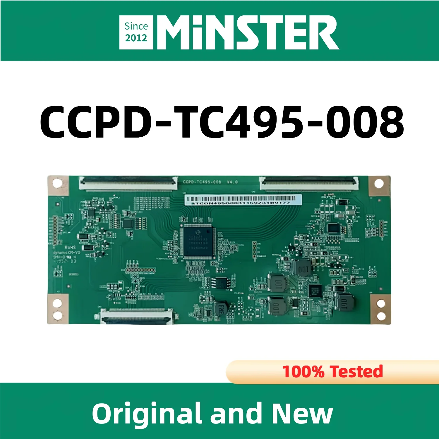 Tcon CCPD-TC495-008 V4.0 4K T-con Logic Board Card Plate для CC500PV5D CC500PV7D 50-дюймовый светодиодный экран Panda для телевизора, оригинальный (art.: 3920cb6fa67df) - 3920cb6fa67df