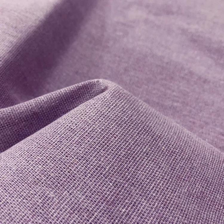 Однотонная льняная хлопчатобумажная ткань для вышивки иглой, лоскутное шитье, домашний текстиль, одежда, фабрика, 50x150 см