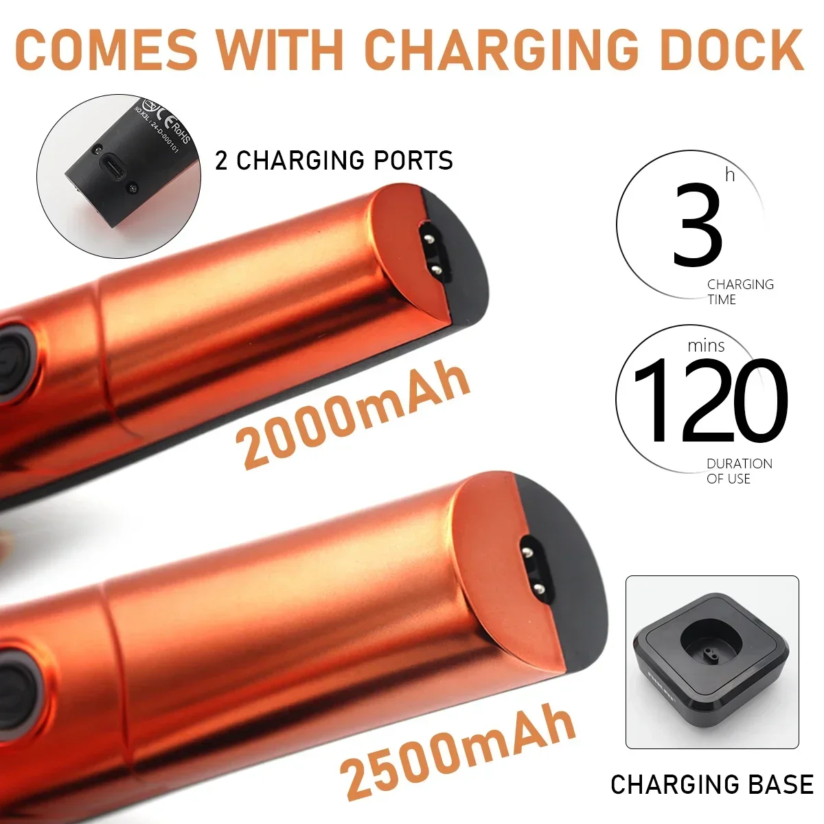 Машинка для стрижки волос мужская с магнитным двигателем 9200 об/мин