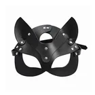 Женская пикантная экзотическая кожаная маска, полулицевая маска для косплея, кожаная, для Хэллоуина, вечеринки, в стиле панк, SM, игры для взрослых, куклы