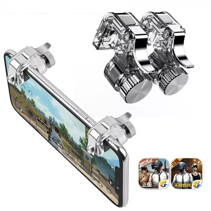 

Triggers pubg Mobile Gaming r11 joystick for pubg Iphone Android Game Button Gamepad Controller L1R1 Shooter for Phone triggers