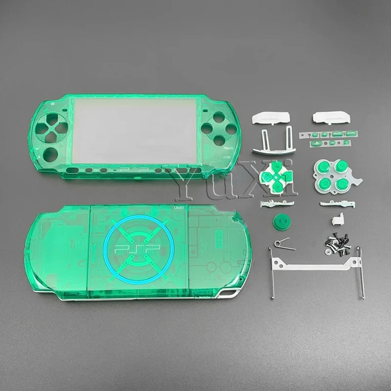 1 компл. прозрачных кристаллических цветов для PSP3000 PSP 3000 сменный корпус игровой