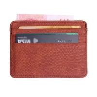1pc pu leather id card holder candy color bank credit card case multi slot slim short wallet women men business card cover