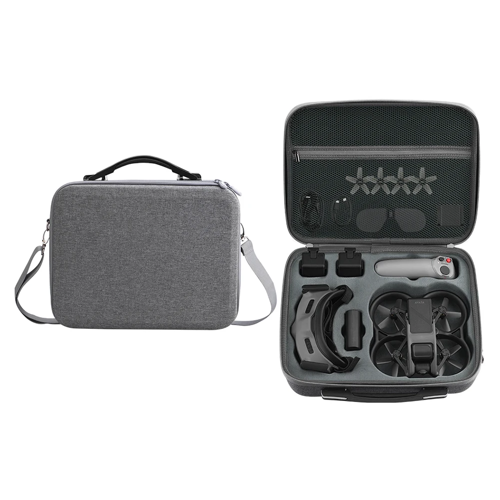 

Портативный защитный чехол, износостойкий контейнер для хранения для DJI Avata, органайзер с контроллером движения, очками, корпусом дрона