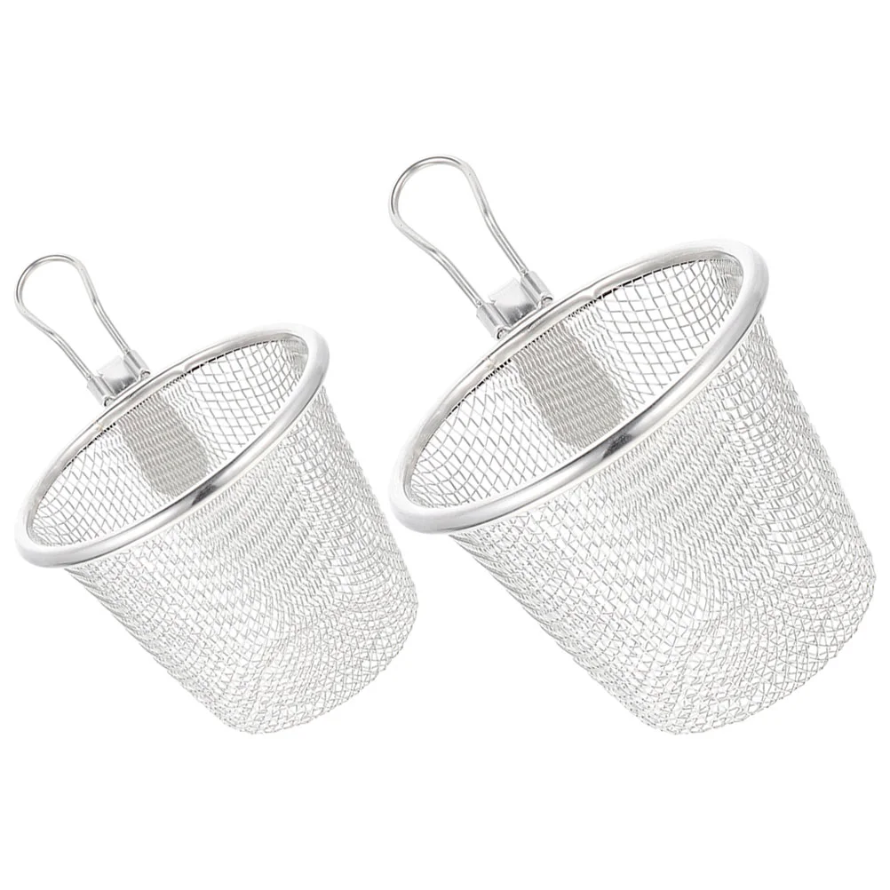 

Stainless Steel Colander Pasta Basket Mesh Filter Baskets Kitchen Spoons Hot Pot Food Serving Strainers Metal