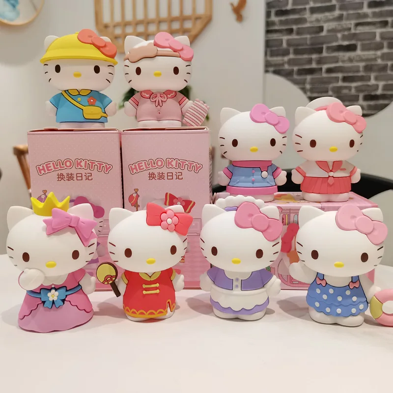 

Персонажи мультфильмов Hellokitty, Аниме фигурки, периферийные изысканные женские сердца, настольные и Автомобильные украшения