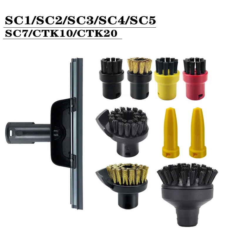 

For Karcher Steam Vacuum cleaner SC2 SC3 SC7 CTK10 accessories Powerful nozzle Cleaning brush head Mirror fool brush spare parts