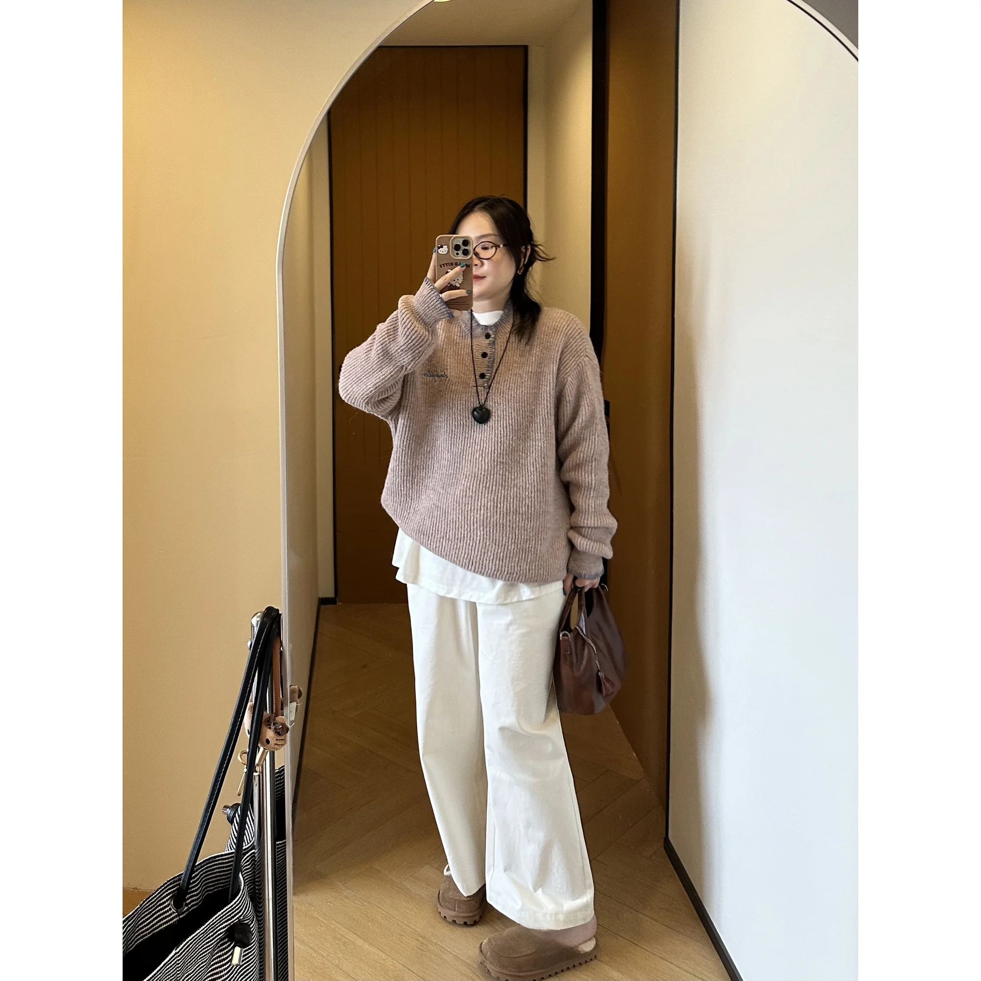 Rkoich Tall зимняя корейская серия повседневный мягкий и удобный темпераментный