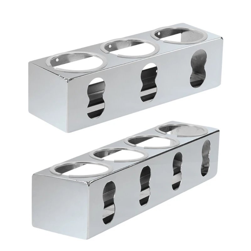 

Компактная Стойка для приправ из нержавеющей стали с отверстиями, нескользящая подставка для фургона, Автодома, организация кухни, столово...