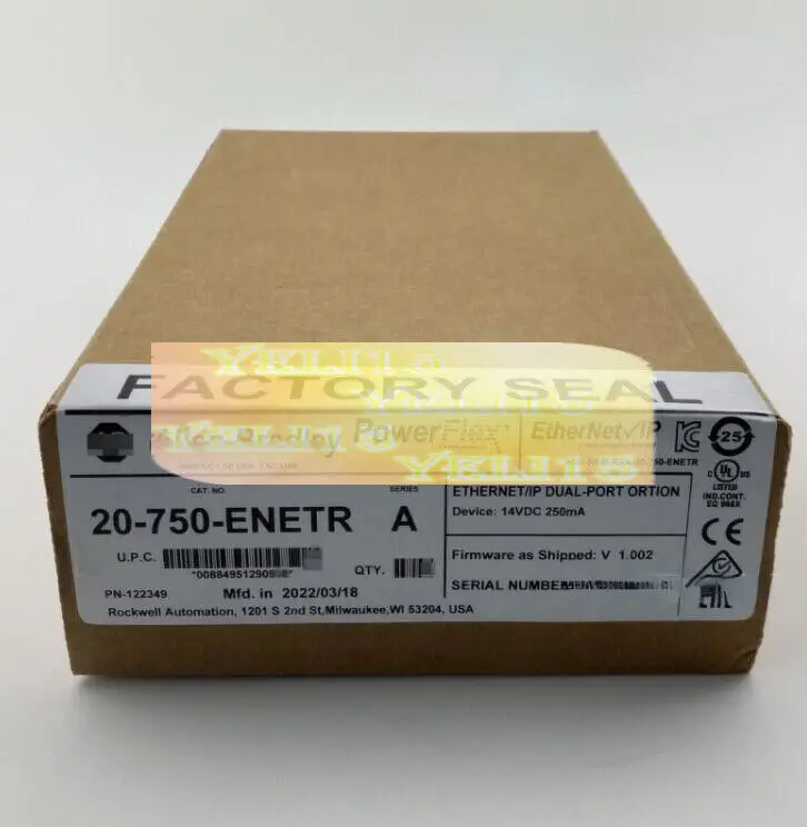 

20-750-ENETR Newest AB Original Dual-Port Ethernet/IP A PowerFlex 750