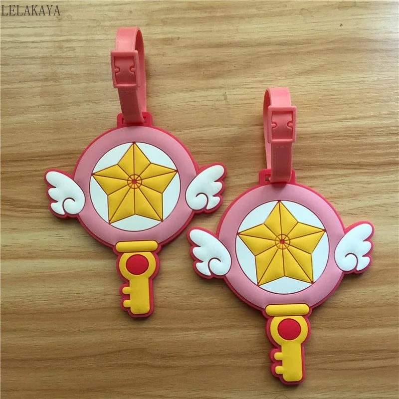 

Чехол для карт аниме экшн-фигурка Сакура аксессуары для путешествий идентификационный адрес портативный держатель для бирки этикетка для ...