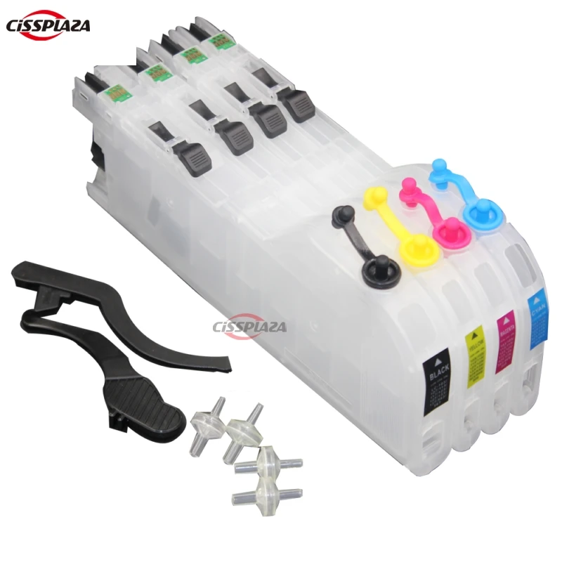 

CISSPLAZA lc203 LC201XL refill ink cartridge compatible for Brother MFC-J5720DW MFC-J4420DW MFC-J4620DW MFC-J5520DW MFC-J5620DW