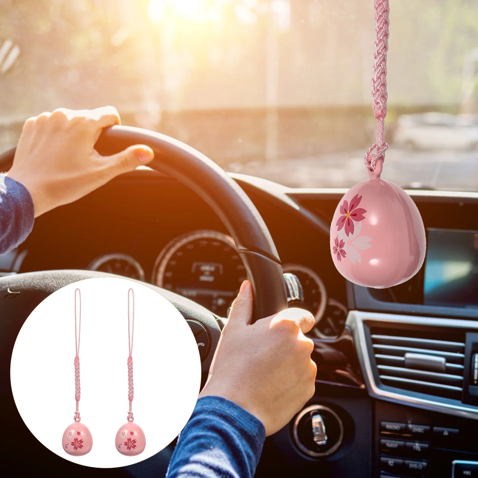 

Hanging Pendant Decorbell Charming Amulet Chain Key Lovely Keychain Decors Ornament Design Cellphone Lanyard Accessories