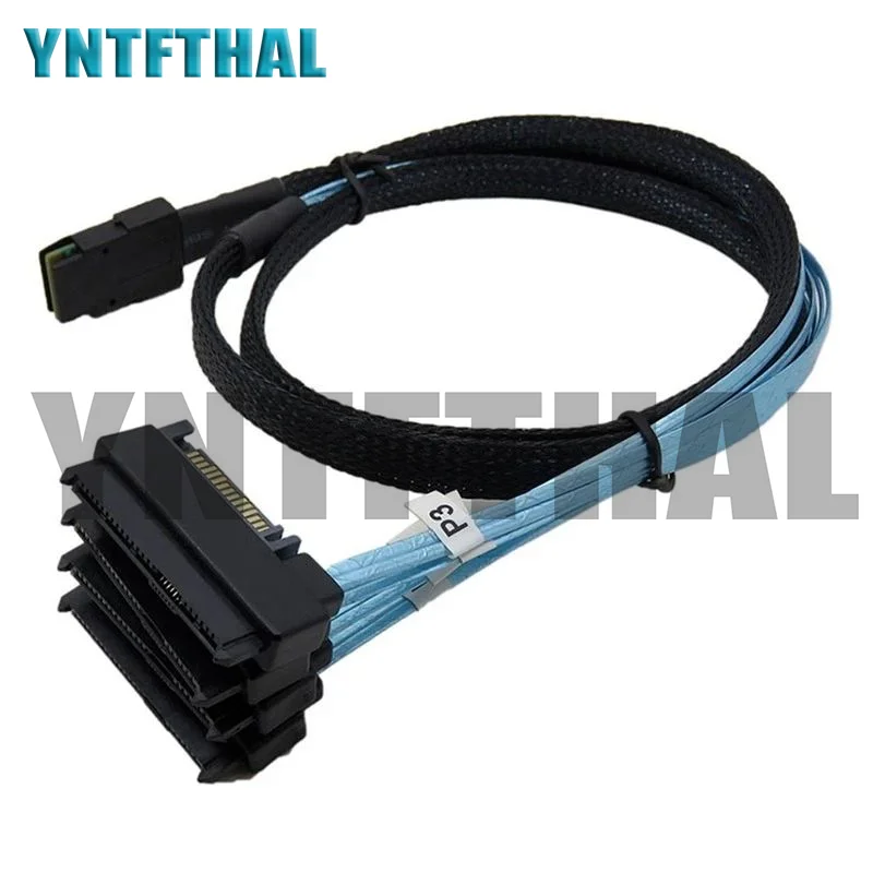 

Internal Mini SAS Cable SFF-8087 To 4 SFF -8482 4PIN 15Pin Power Hard Disk Data Cable 1M/100CM