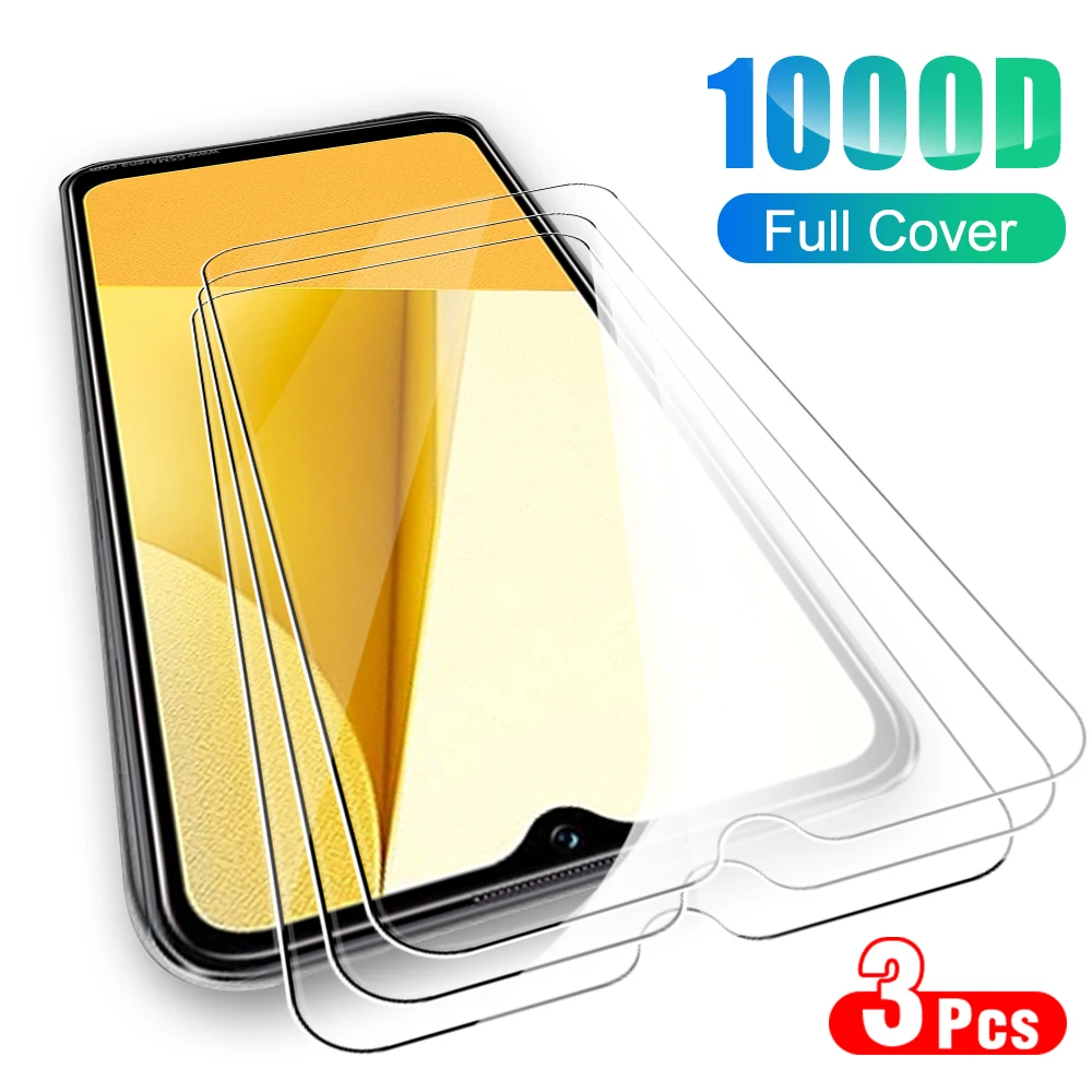 3 шт. 10D чехол из закаленного стекла 6 51-дюймовая защитная пленка для экрана Vivo Y16 Y 16