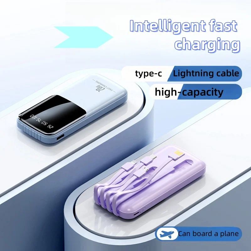 Новый аккумулятор Xiaomi 200000 Внешний аккумулятор mAh Портативный внешний аккумулятор с цифровым дисплеем и зарядным кабелем для Samsung iPhone (art.: 3920cabc57dbd) - 3920cabc57dbd