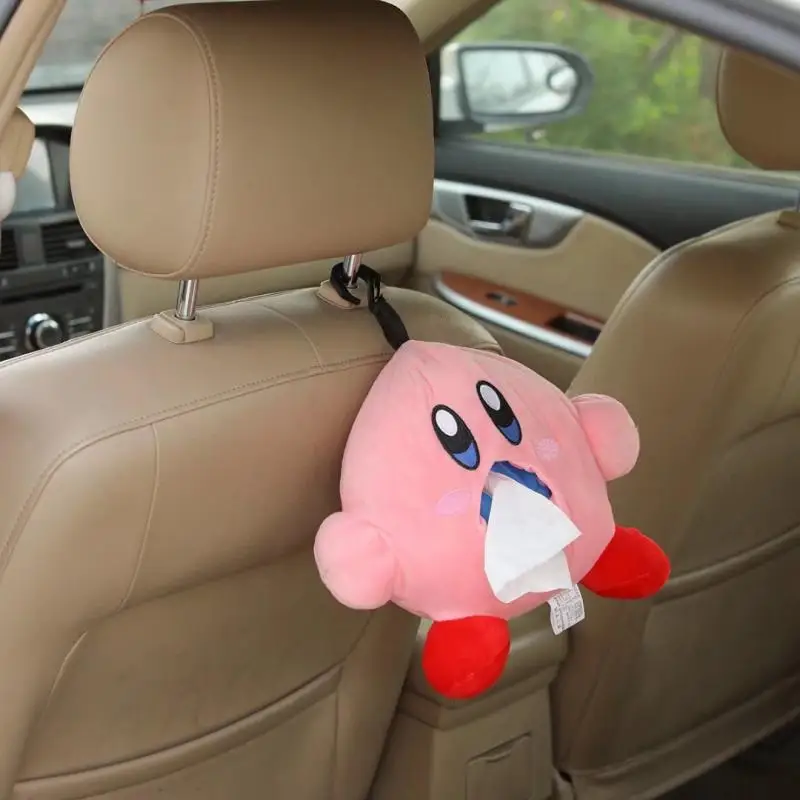 

Новый креативный мультяшный милый супер милый бумажный ящик Kirby, автомобильный настенный бумажный ящик, бумажный ящик в простом стиле для с...
