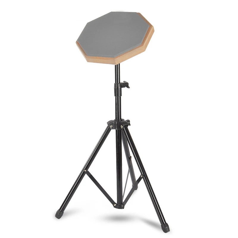 

Rubber Wooden Dumb Drum Practice Training Drum Pad with Stand for Jazz Drums Exercise