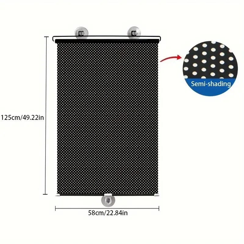 2/1 шт., выдвижная солнцезащитная занавеска на присоске, без гвоздей, затемняющие рулонные жалюзи, теплоизоляционная занавеска для бокового окна, домашний декор