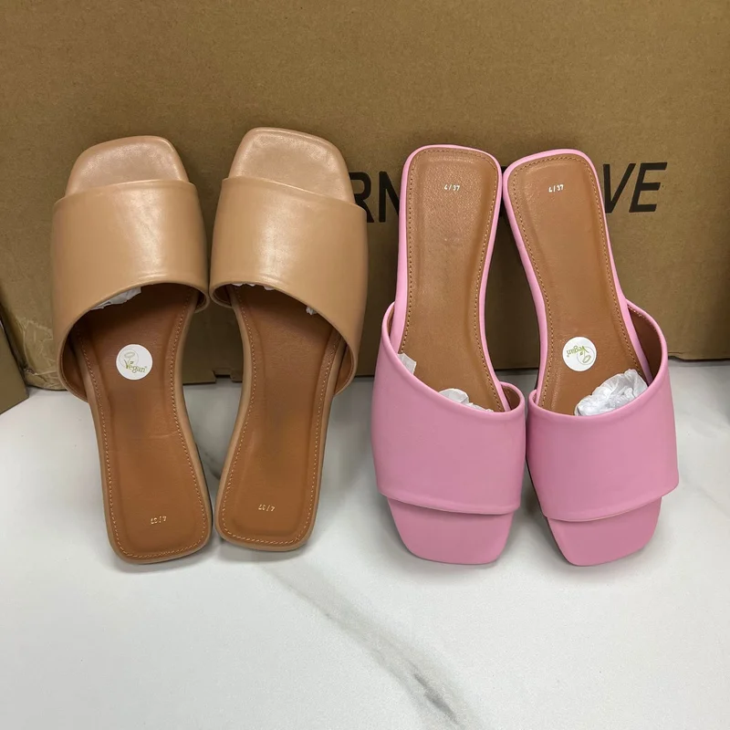 Z Brand Design Summer Women Sandals 2023 Outdoor Plus Size Open Toe Flat Heels Simple Slides Outside Fashion Beach Shoes
