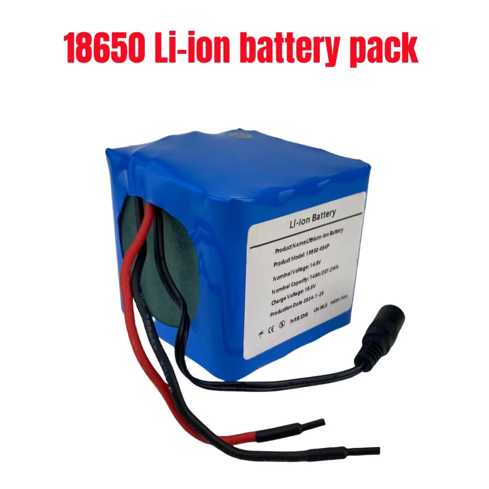 4S4P 14 8 V 14Ah BMS перезаряжаемый литиевый аккумулятор 16 2A зарядное устройство для