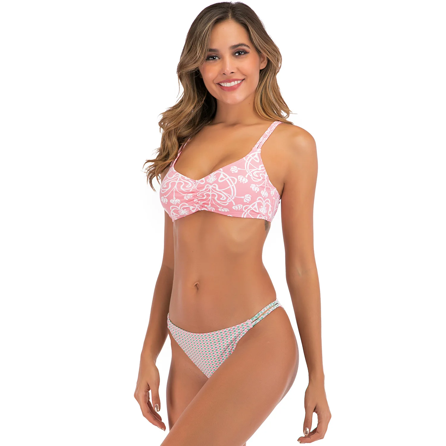 

Новинка 2021, купальник с перекрестными лямками, женский сексуальный купальник