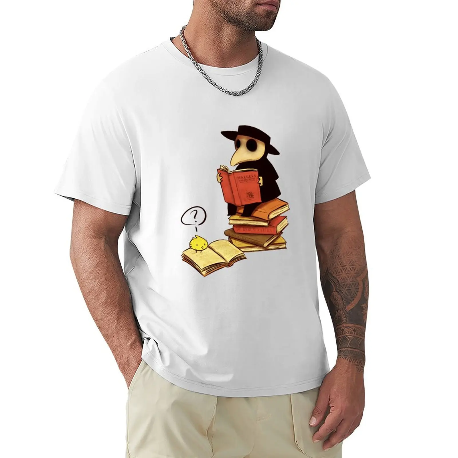 Футболка Plague Doctor X модные рубашки лето 2025 мужская тренировочная рубашка